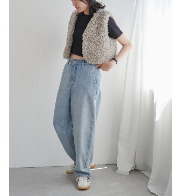 VENCE share style「プードルファーショートベスト」|その他|