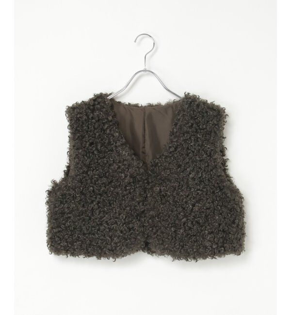 VENCE share style「プードルファーショートベスト」|その他|