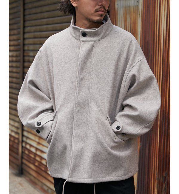 VENCE share style「メルトンショートモッズコート」|ブルゾン・スタジャン|