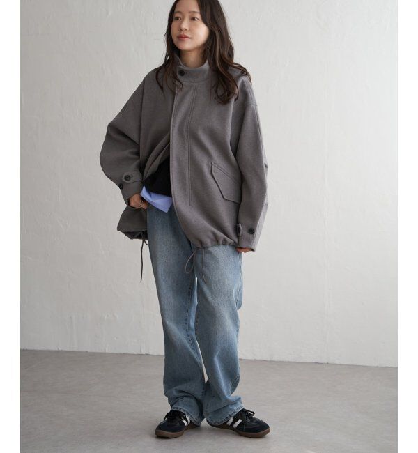 VENCE share style「メルトンショートモッズコート」|ブルゾン・スタジャン|