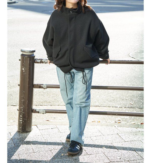 VENCE share style「メルトンショートモッズコート」|ブルゾン・スタジャン|