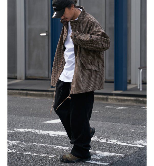 VENCE share style「メルトンショートモッズコート」|ブルゾン・スタジャン|