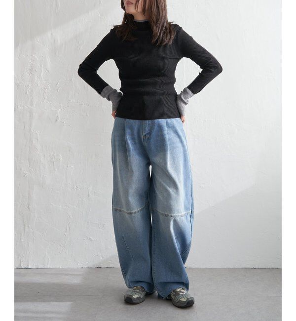 VENCE share style「配色クールクールハイネックプルオーバー」|タンクトップ|