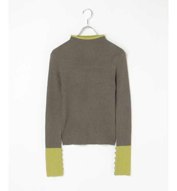 VENCE share style「配色クールクールハイネックプルオーバー」|タンクトップ|