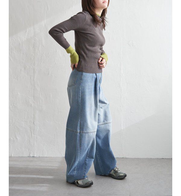 VENCE share style「配色クールクールハイネックプルオーバー」|タンクトップ|