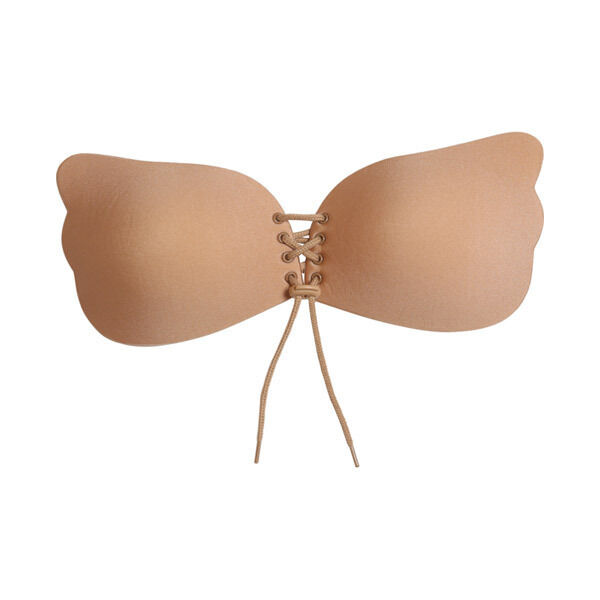  「BURAN レースアップヌードブラ ベージュ (Aサイズ)」|その他|