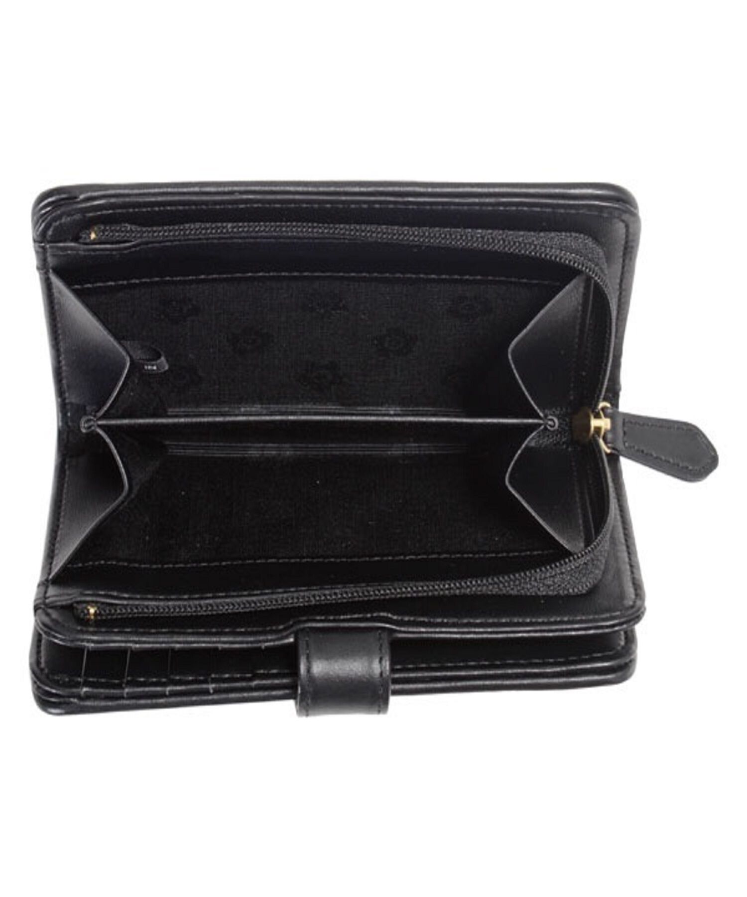 MARY QUANT「デイジーパッチスナップ2 Lウォレット」|財布|