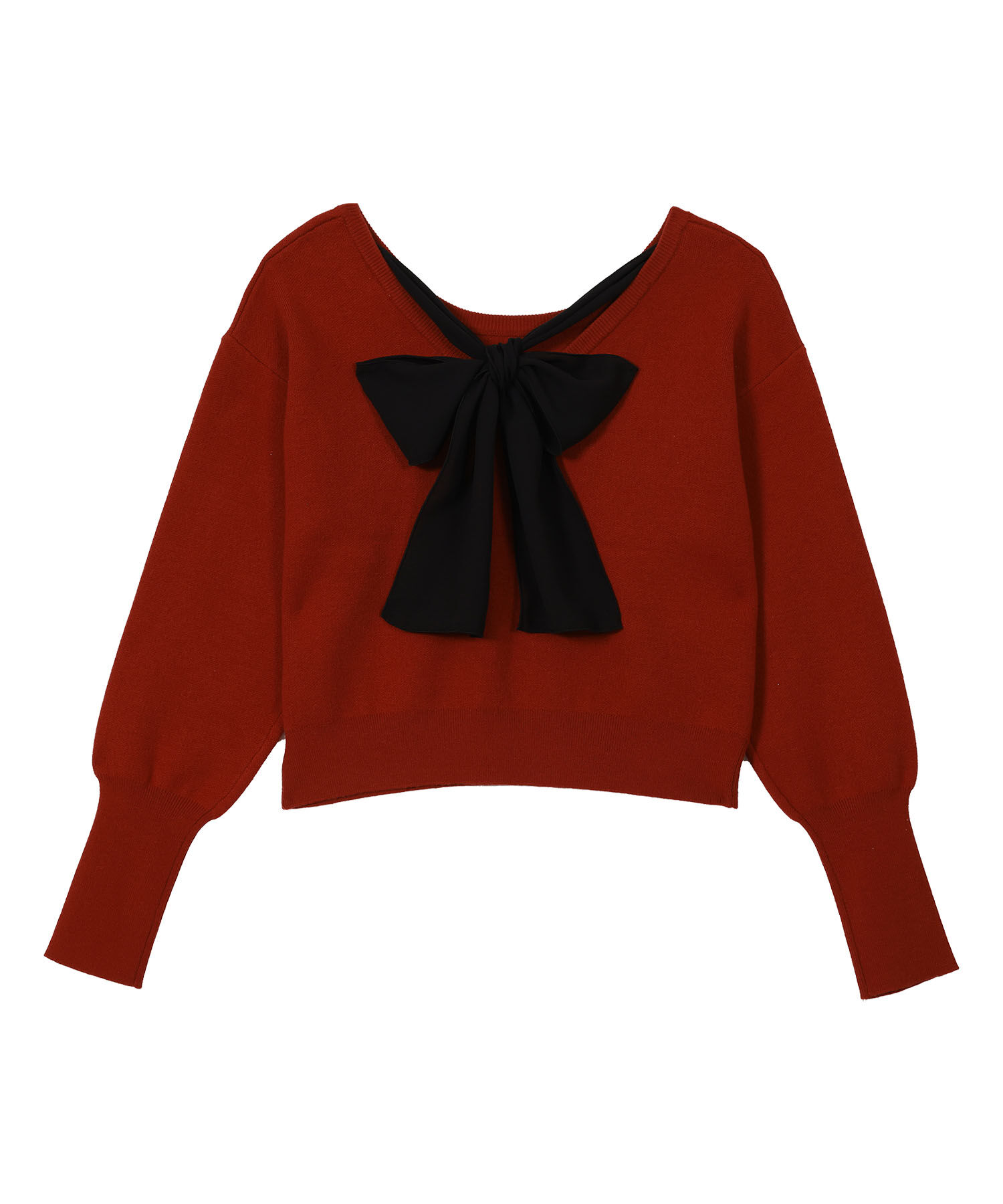 MARY QUANT「バックリボンニット プルオーバー」|シャツ・ブラウス|