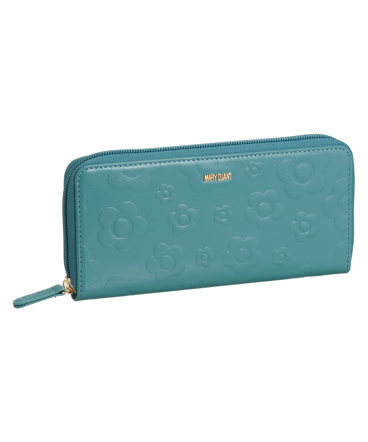 MARY QUANT「デイジーエンボスフロート パース」|財布|グリーン