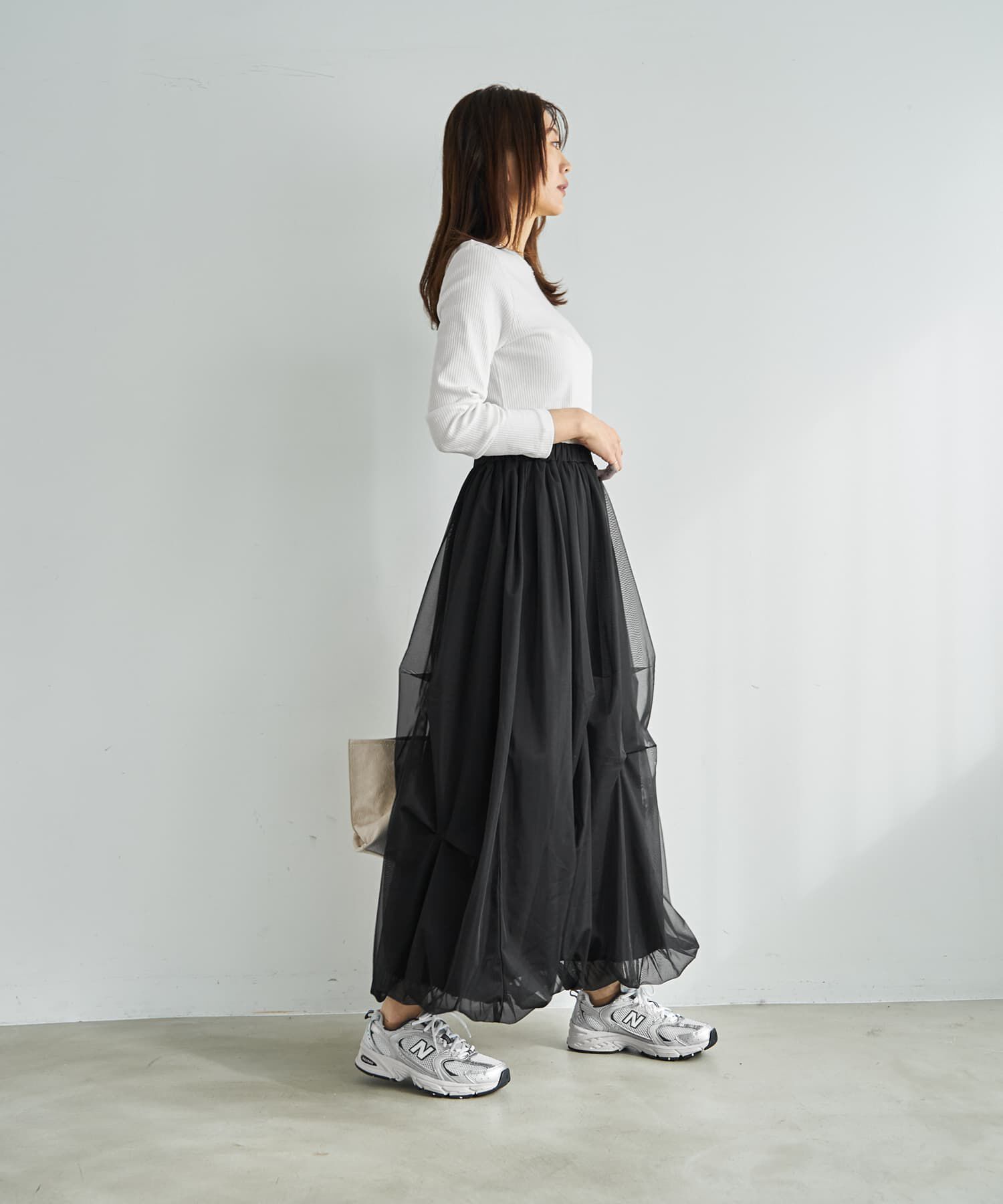 STYLE DELI「【LUXE】タックチュールバルーンスカート」|スカート|