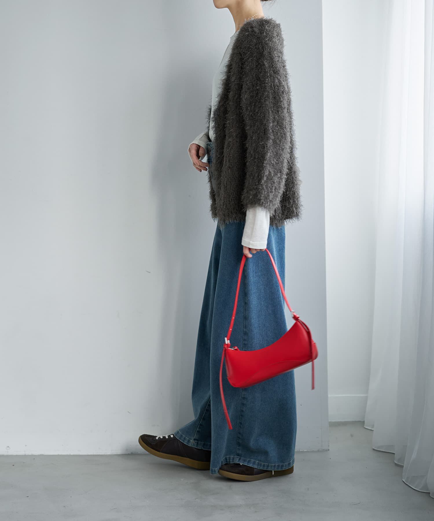 STYLE DELI「【LUXE】フェザーヤーンカーディガン」|ニット・セーター|