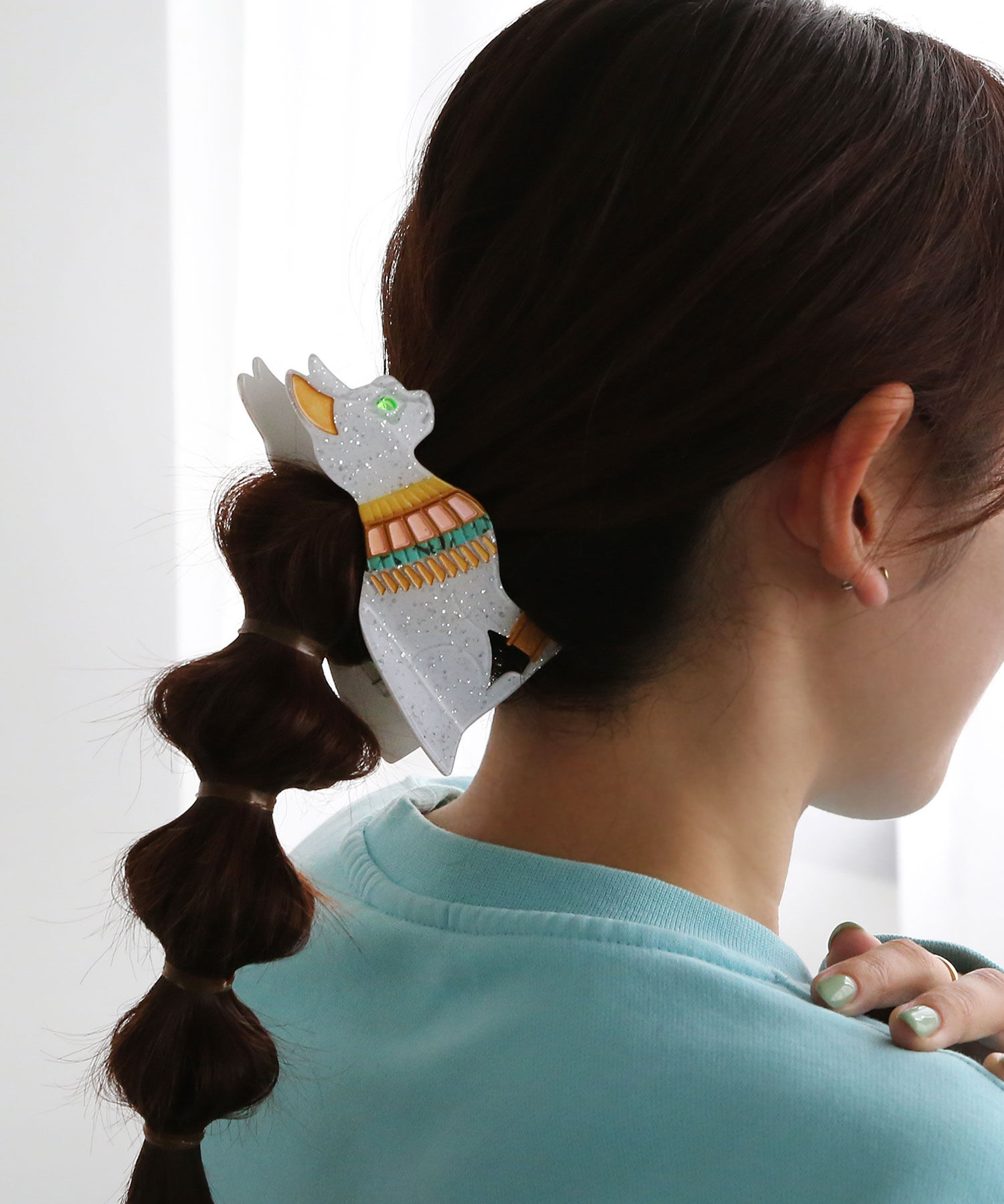  「エジプトねこ バンスクリップ」|その他|ホワイト