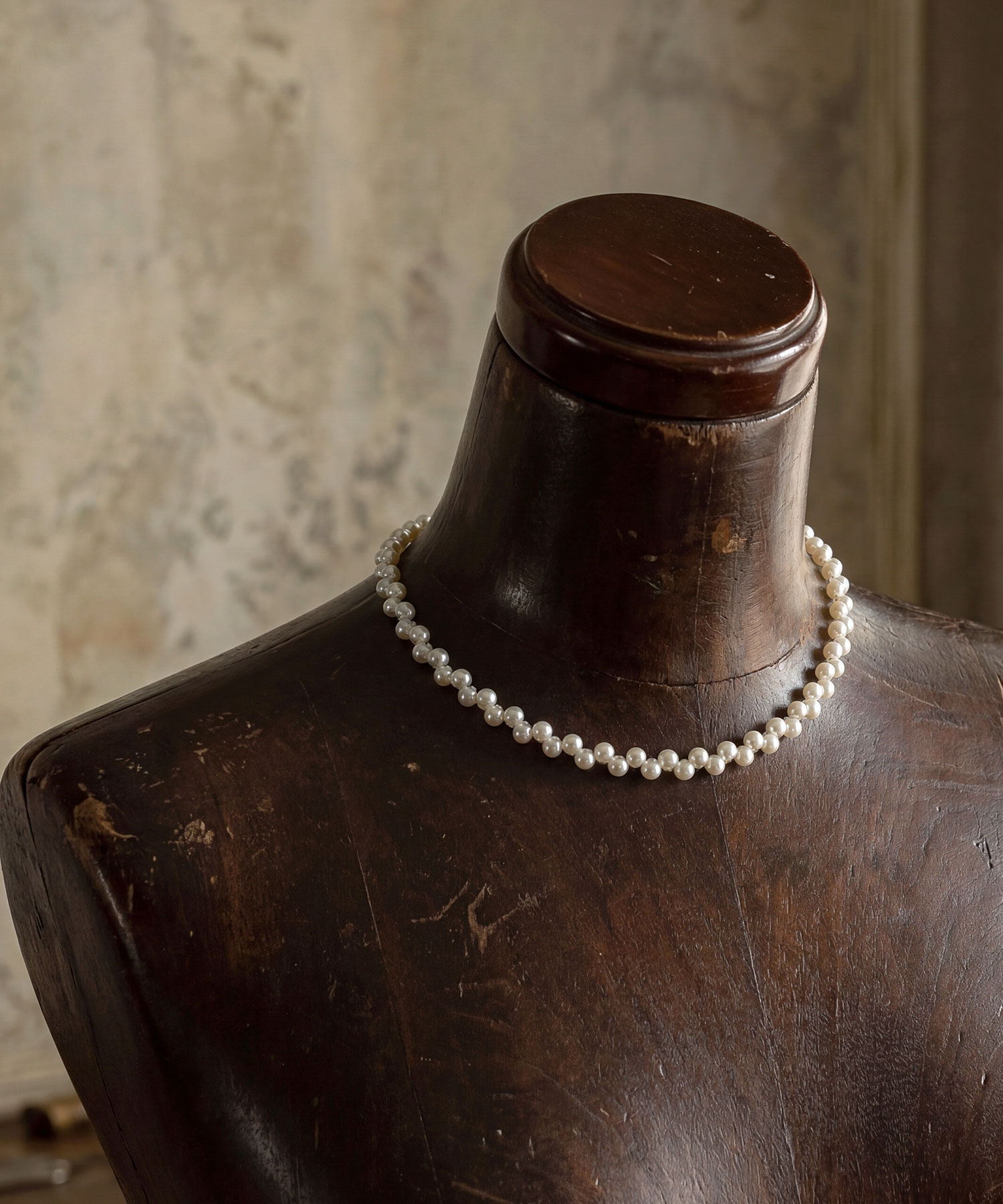  「クロジングパール ショートネックレス」|ネックレス|