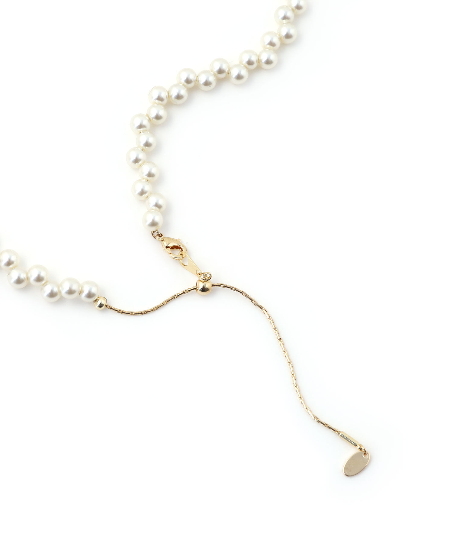  「クロジングパール ショートネックレス」|ネックレス|