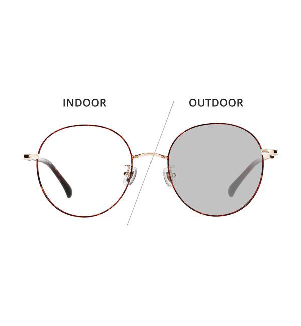  「ボストン型 調光サングラス｜レンズの色が変わるサングラス 紫外線対策」|サングラス|