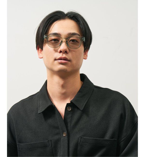  「【WEB限定】 Zoff｜JOURNAL STANDARD relume ウェリントン型 サングラス UVカット ジャーナルスタンダード」|サングラス|薄グリーン