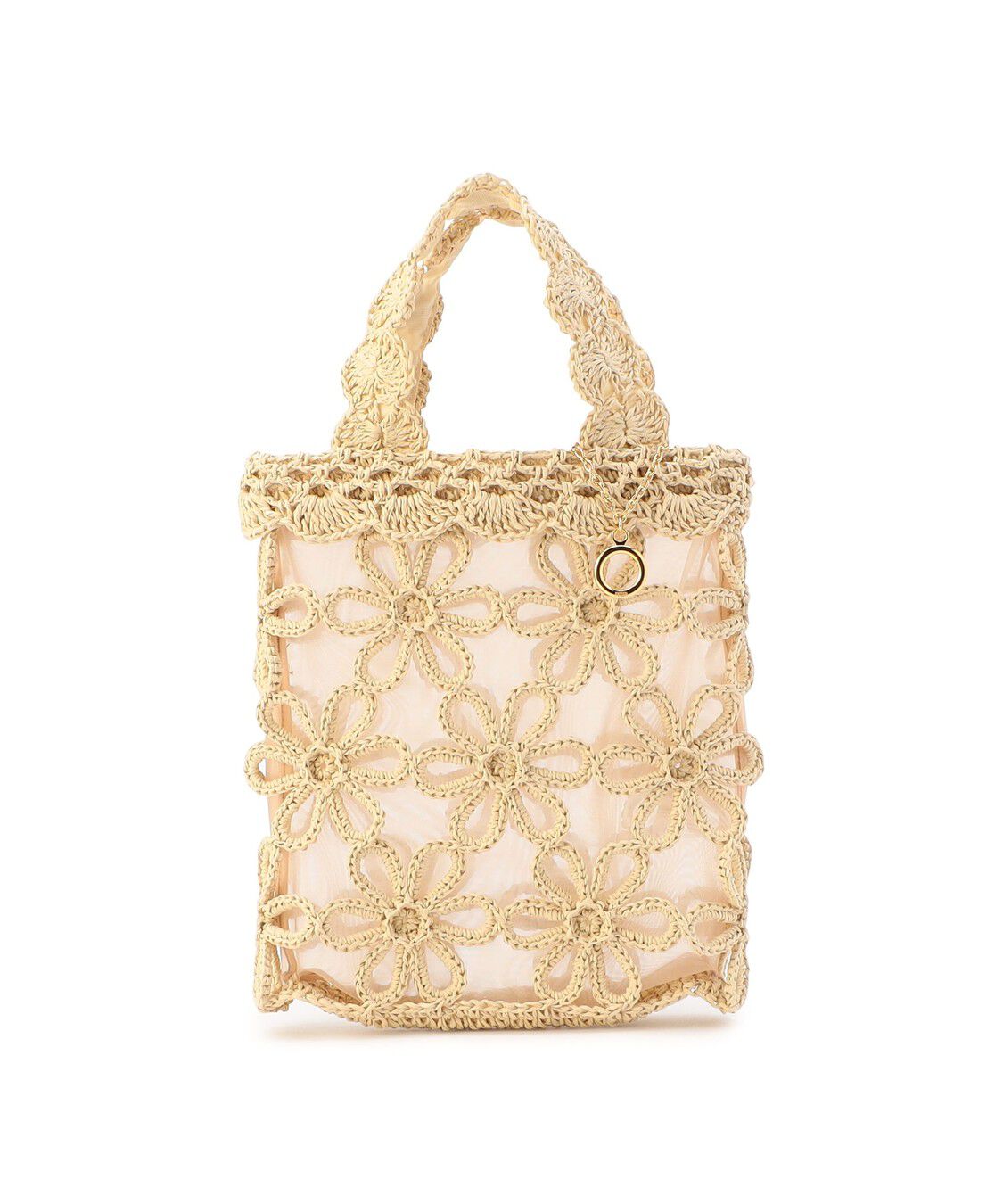 FEILER「ユニ　フラワーペーパーバッグ　UNI-260548」|トートバッグ|クリーム