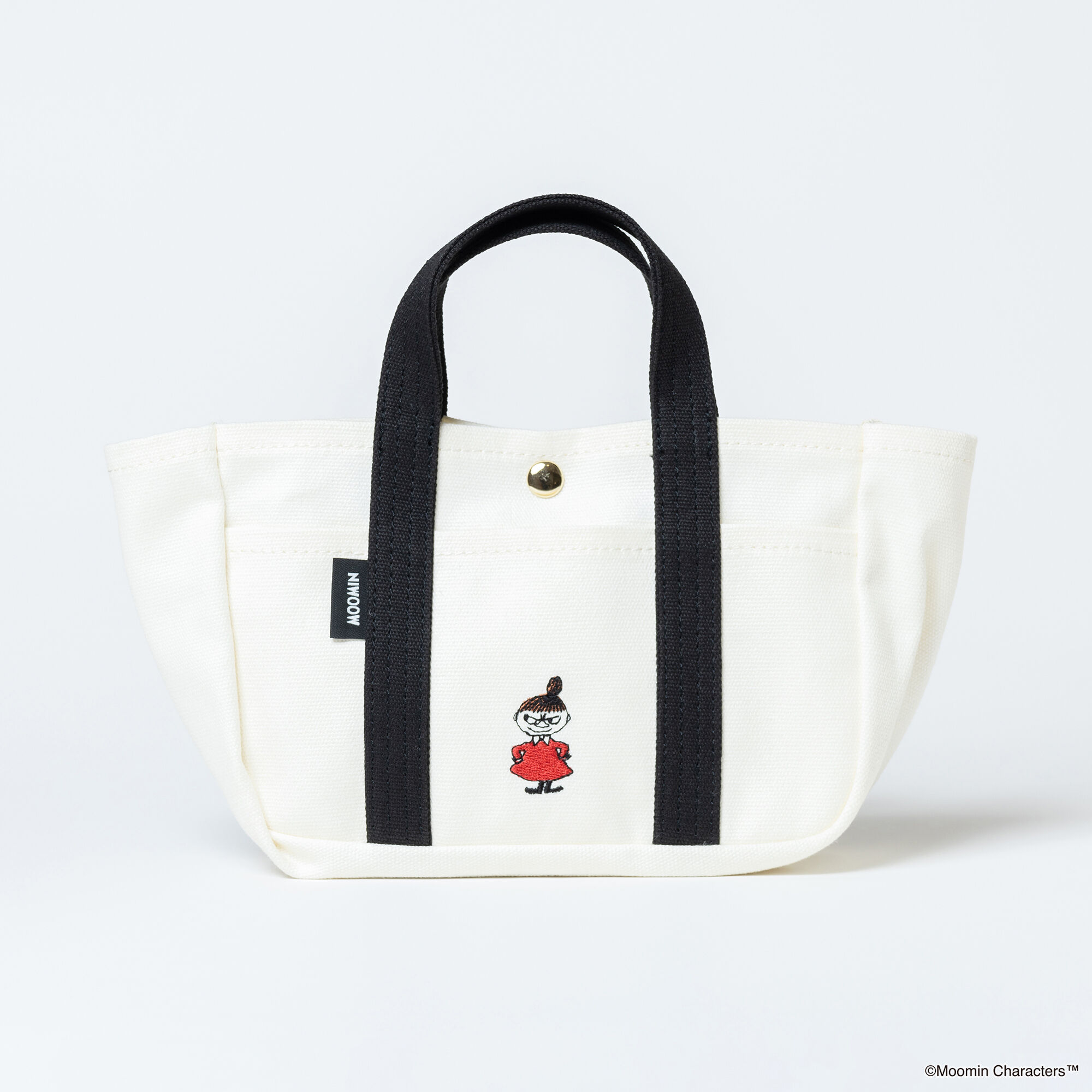  「MOOMIN EMBROIDERYミニトートバッグ」|トートバッグ|WHT