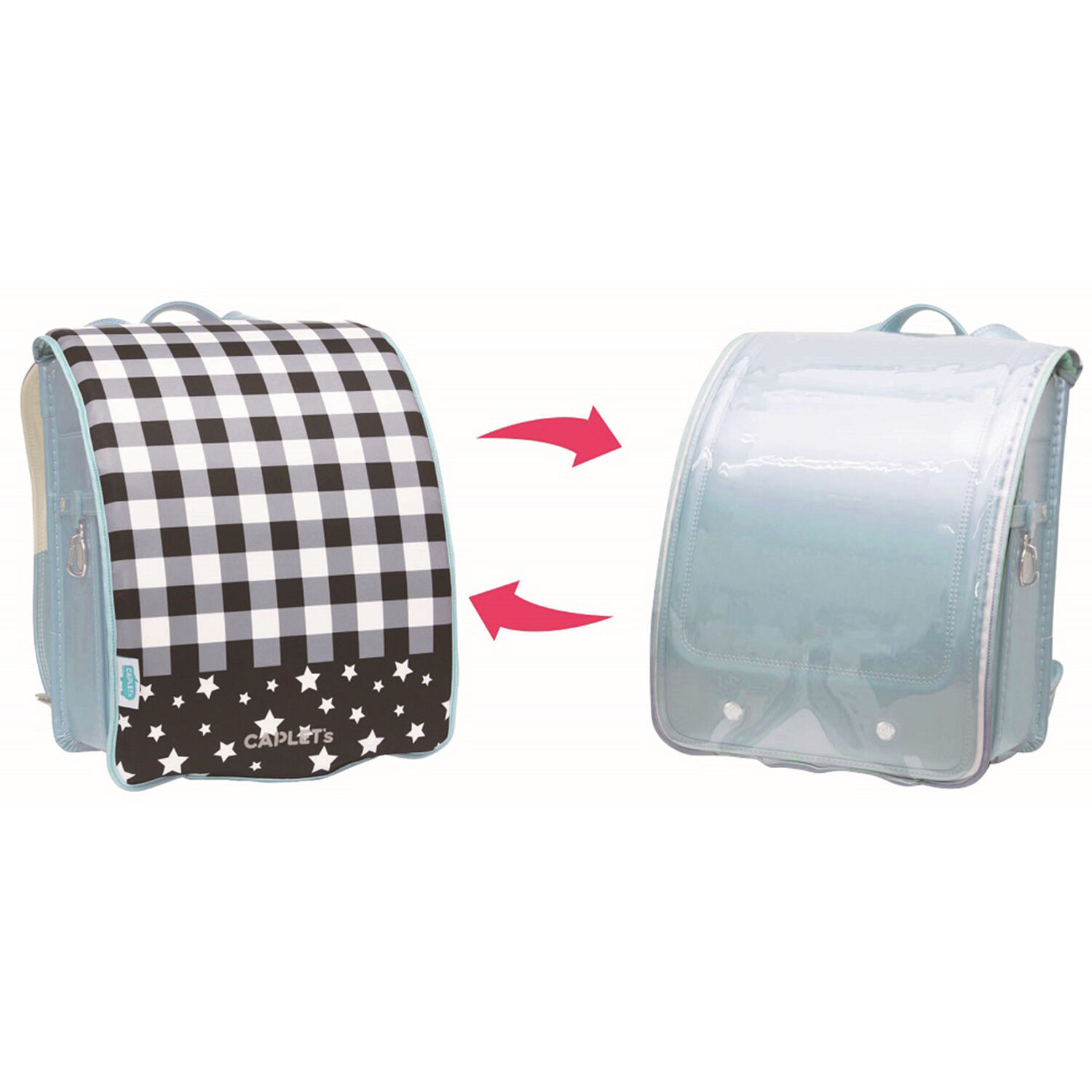 BACKYARD FAMILY「ランドセルカバー aile エール 通販 リバーシブル 両面 透明 クリア 女の子 男の子 雨 雪」|その他|その他2