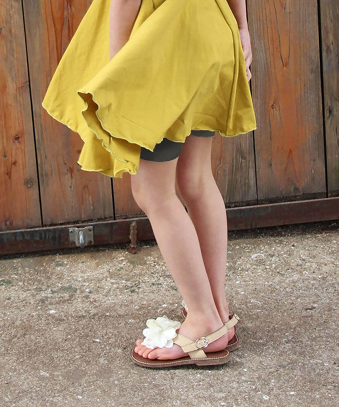 BACKYARD FAMILY「キッズ 3分丈 スパッツ 2枚セット 通販 レギンス 10005025 オーバーパンツ」|レギンス・スパッツ|