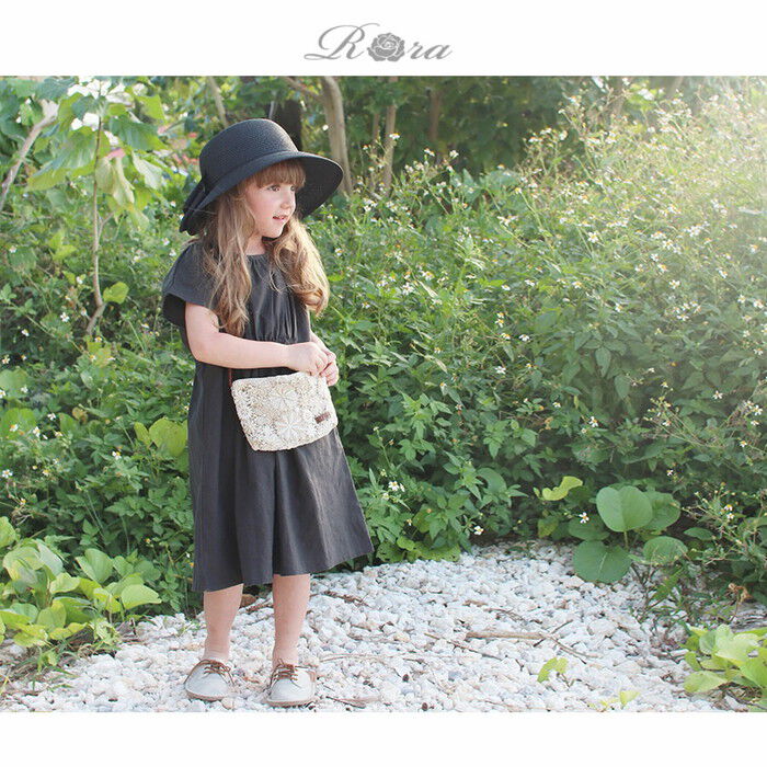 BACKYARD FAMILY「半袖 ワンピース キッズ 通販 半袖ワンピース 10006287 ワンピ 夏 女の子 綿麻」|その他|