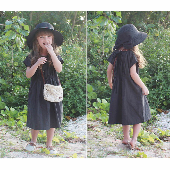BACKYARD FAMILY「半袖 ワンピース キッズ 通販 半袖ワンピース 10006287 ワンピ 夏 女の子 綿麻」|その他|