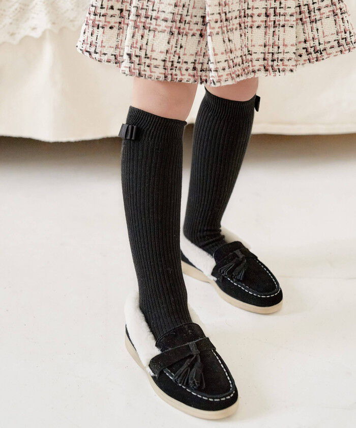 BACKYARD FAMILY「靴下 キッズ 女の子 ハイソックス 通販 長靴下 46092102 ソックス シャープハイソックス」|ソックス|