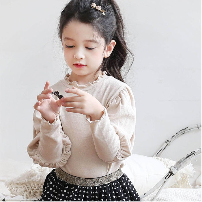 BACKYARD FAMILY「女の子 キッズ 長袖 Tシャツ 通販 ロンT 53012202 長袖Tシャツ カットソー フリル」|その他|