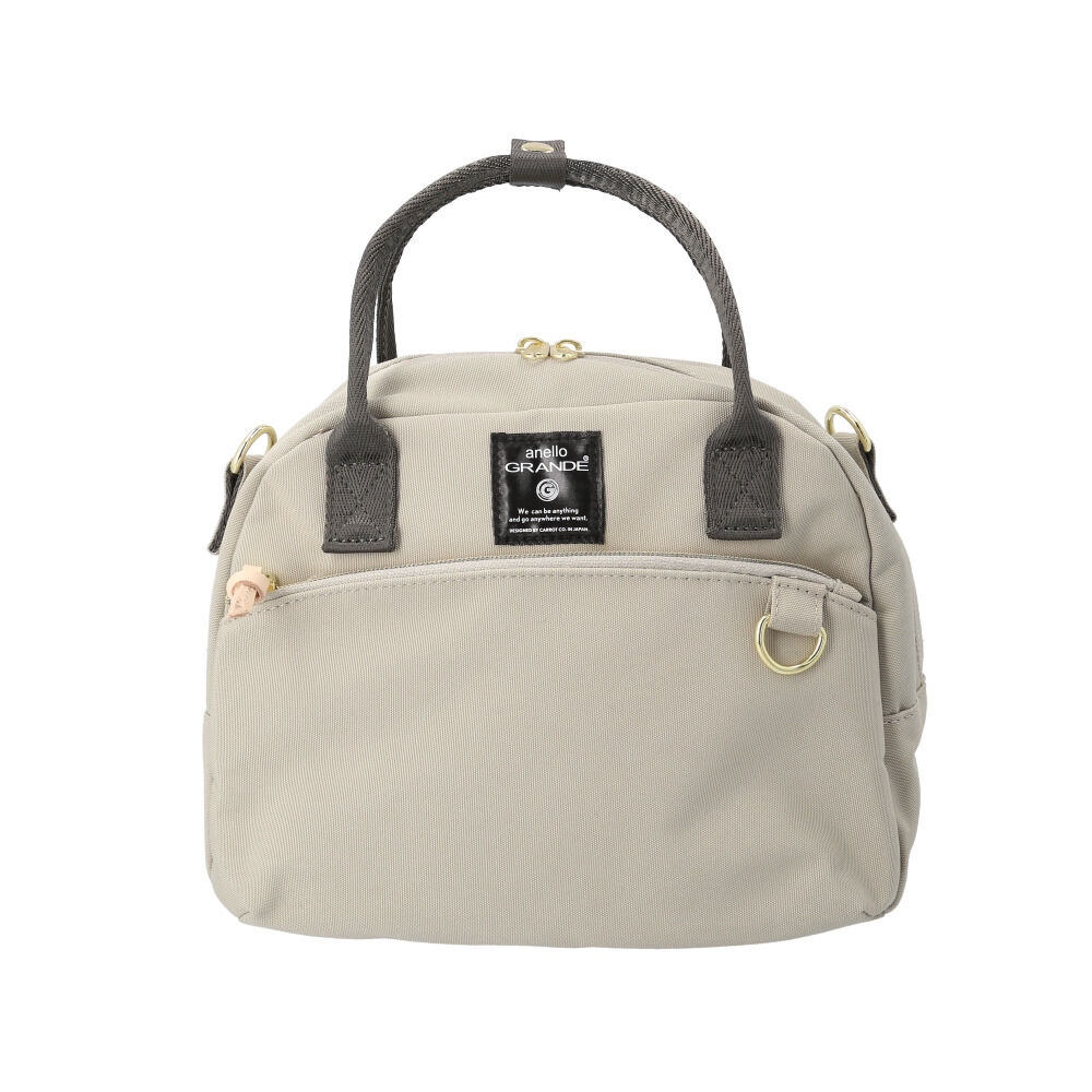 BACKYARD FAMILY「アネロ ショルダーバッグ ミニボストン 通販 ミニボストンバッグ 2WAY ミニバッグ」|ボストンバッグ|ベージュ1