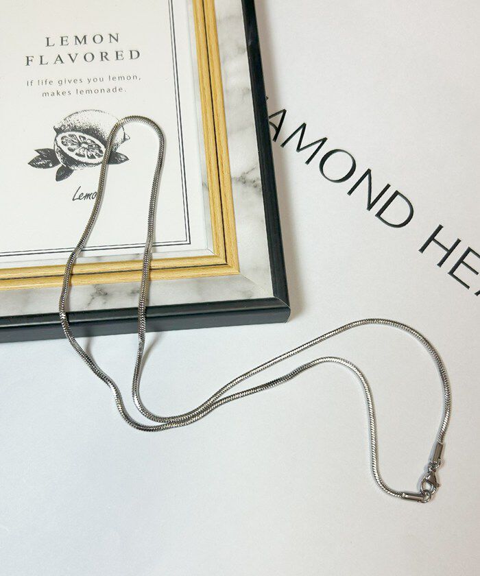 BACKYARD FAMILY「ネックレス スネークチェーン 通販 ダイヤモンドハーツ nec-1350 Diamond」|その他|