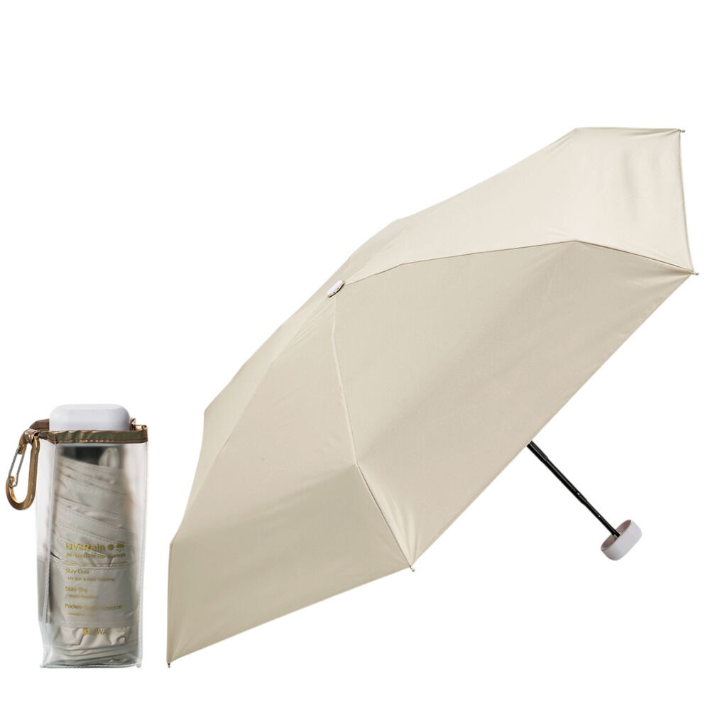 BACKYARD FAMILY「日傘 折りたたみ 通販 KIZAWA キザワ 折りたたみ傘 折りたたみ日傘 折り畳み傘 傘 かさ」|傘|ベージュ1