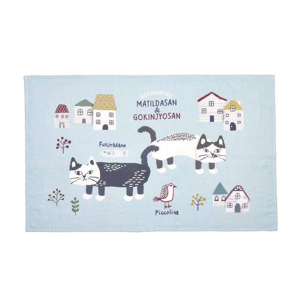 BACKYARD FAMILY「大きめ フェイス タオル 通販 マルチタオル フェイスタオル ミニバスタオル 小さめバスタオル」|タオル|ブルー1