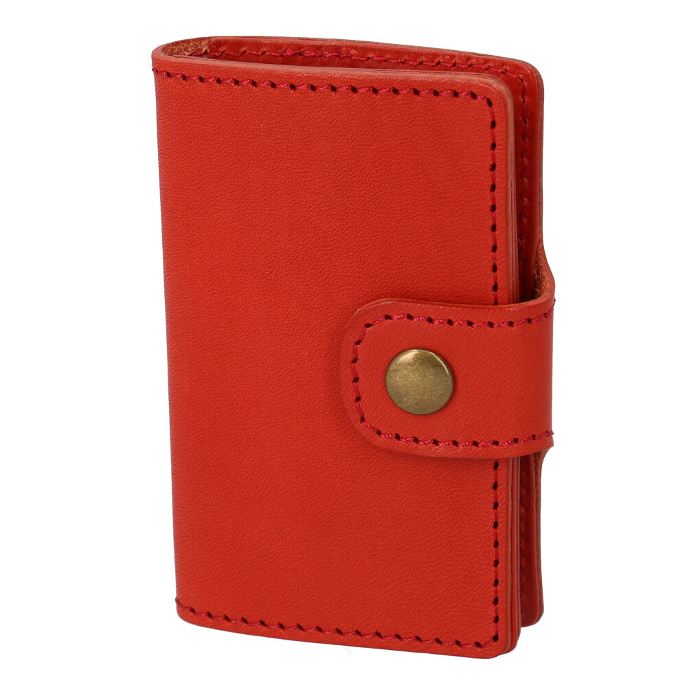 BACKYARD FAMILY「リベロ 栃木レザー LIBERO lj-705 通販 日本製 ミニ財布 革財布 コインケース」|コインケース|レッド1