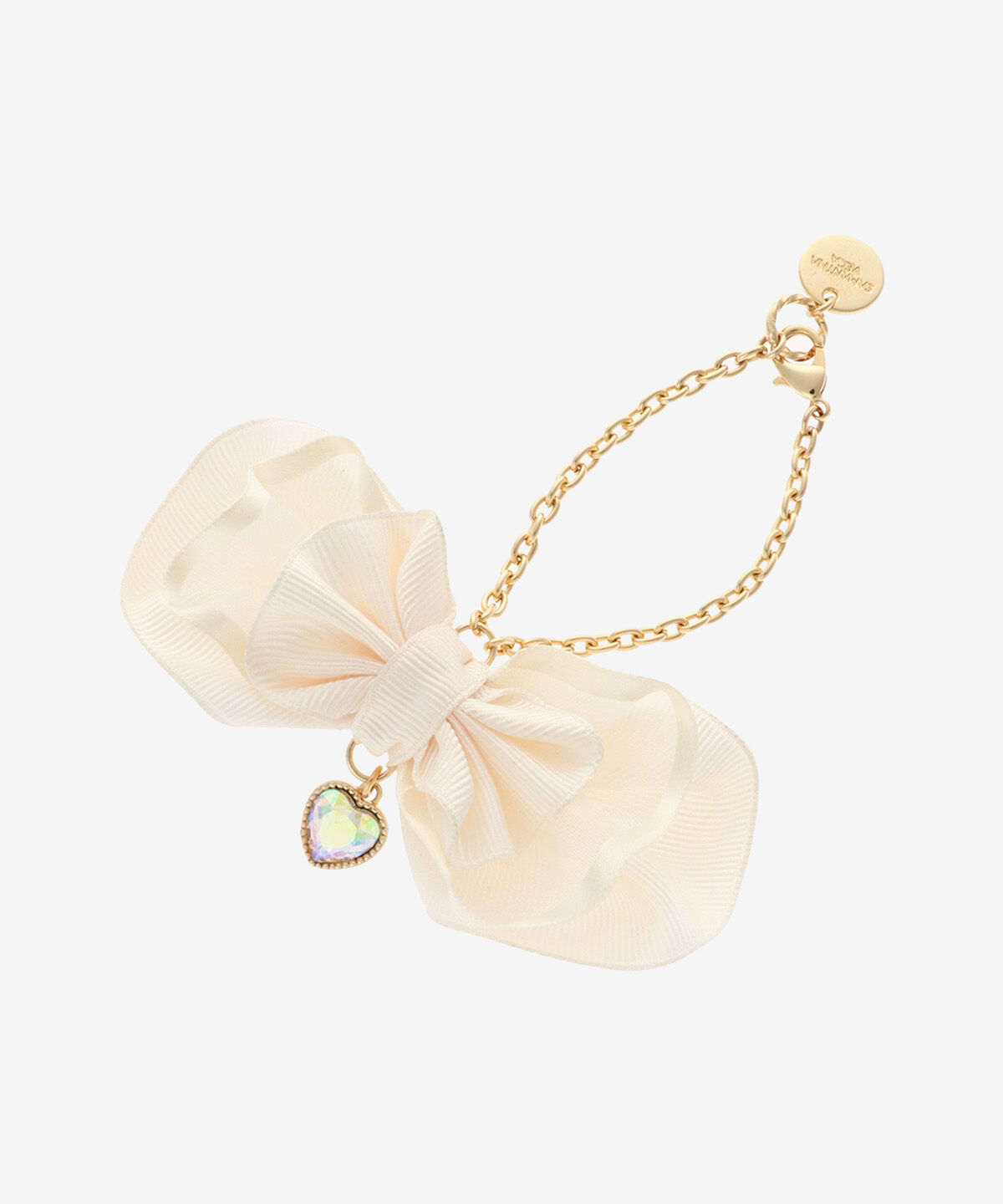 Samantha Vega「フリルリボンチャーム」|チャーム・キーホルダー|オフホワイト