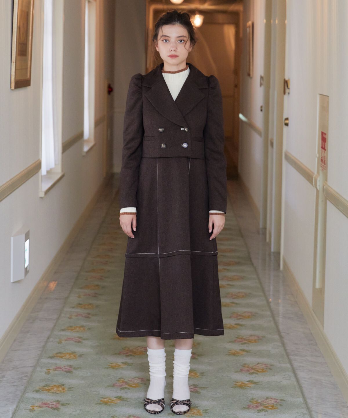 REDYAZEL「2wayレングスウーリッシュジャンパースカート」|ジャンパースカート|