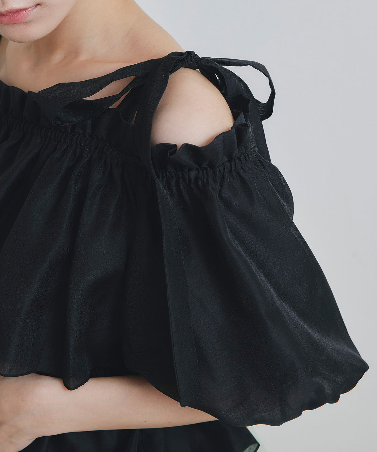 REDYAZEL「ショルダーリボンフリルオフショルブラウス」|シャツ・ブラウス|