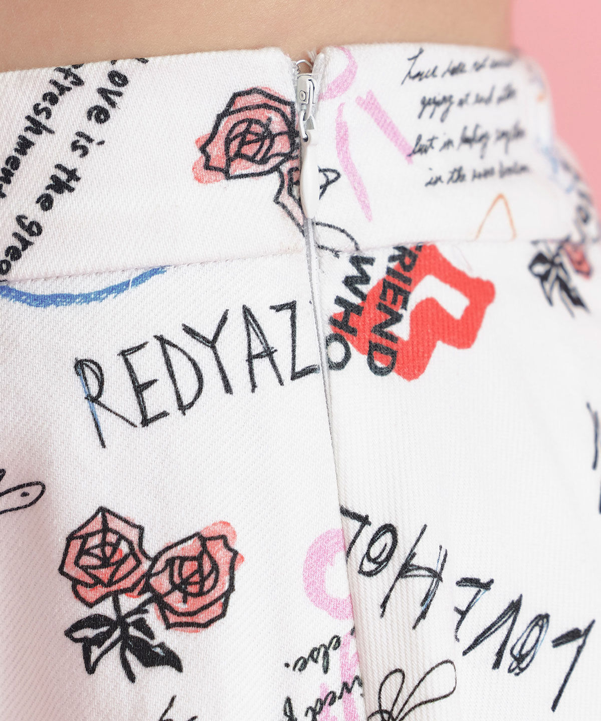 REDYAZEL「LoveArt ロングフレアスカート」|フレア|