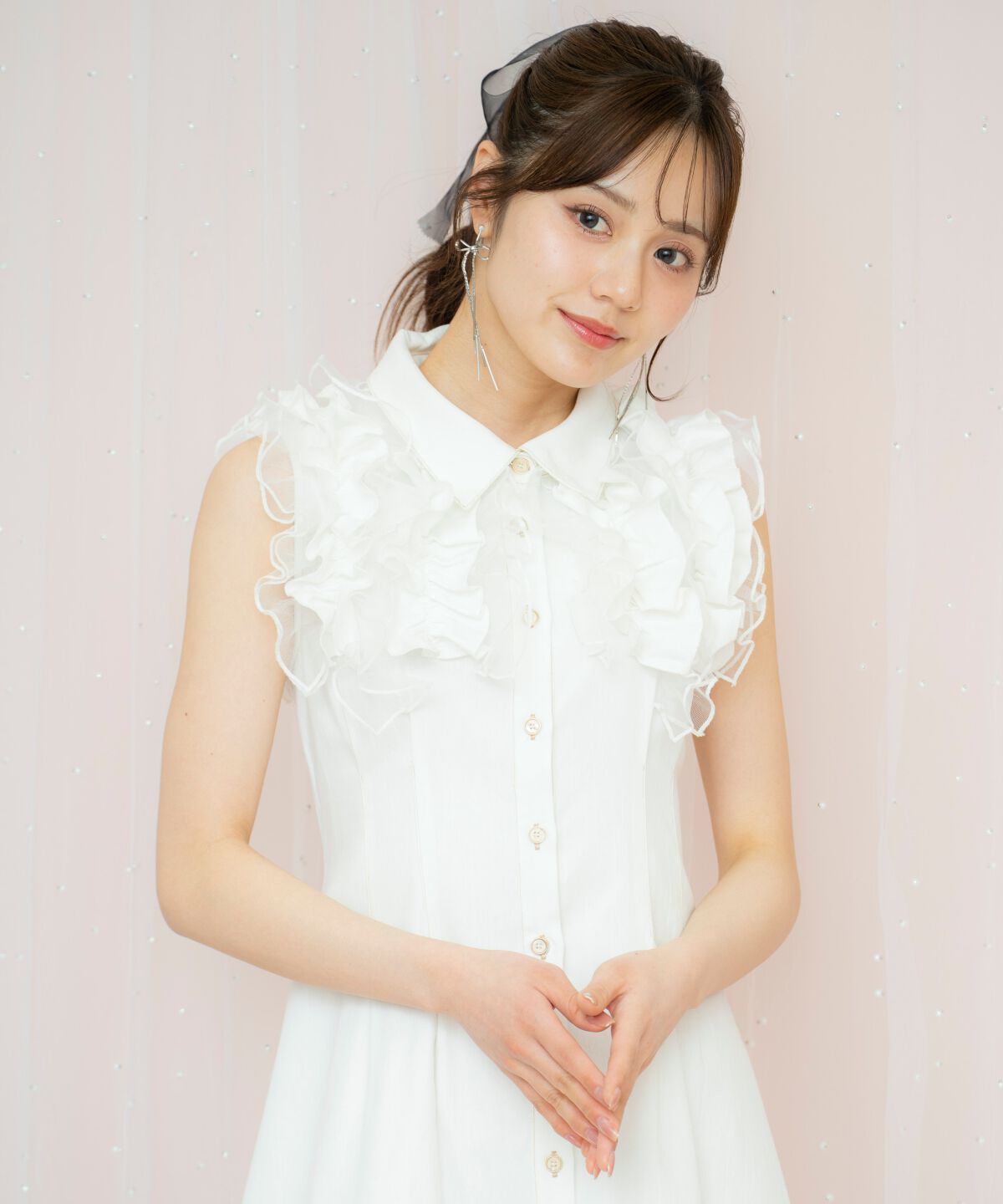 WILLSELECTION「チュールフリルワンピース」|ワンピース|