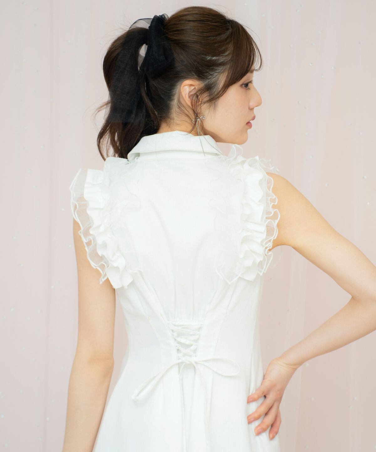 WILLSELECTION「チュールフリルワンピース」|ワンピース|