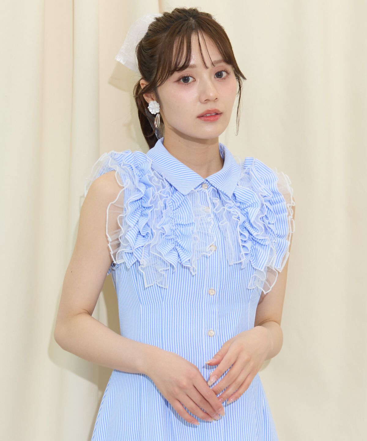 WILLSELECTION「チュールフリルワンピース」|ワンピース|