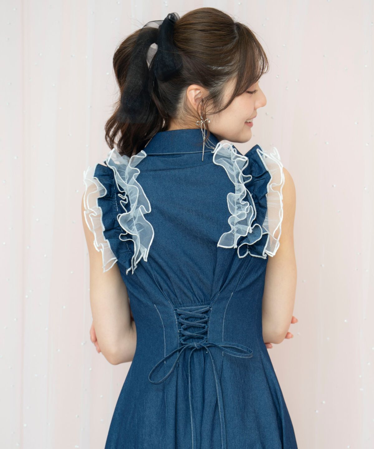 WILLSELECTION「チュールフリルワンピース」|ワンピース|