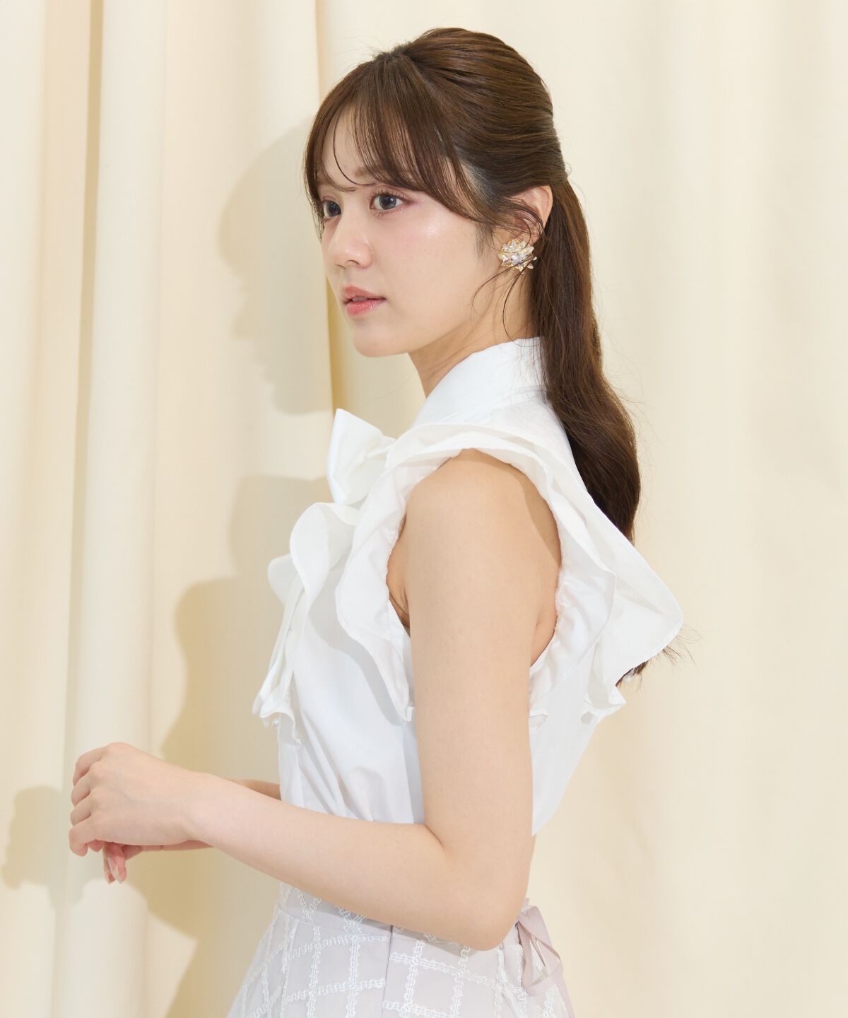 WILLSELECTION「ボリュームフリルボウタイブラウス」|シャツ・ブラウス|