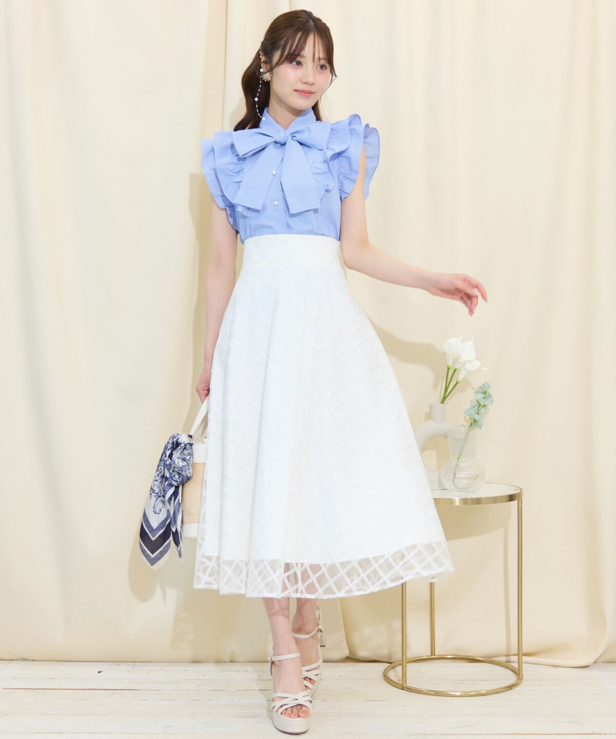 WILLSELECTION「ボリュームフリルボウタイブラウス」|シャツ・ブラウス|