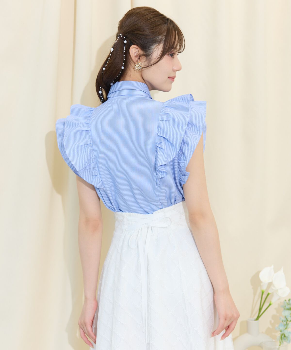 WILLSELECTION「ボリュームフリルボウタイブラウス」|シャツ・ブラウス|