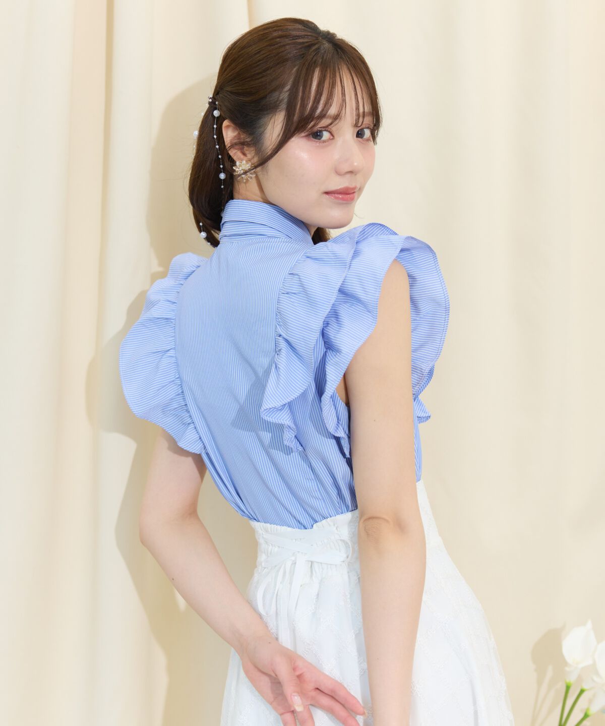 WILLSELECTION「ボリュームフリルボウタイブラウス」|シャツ・ブラウス|