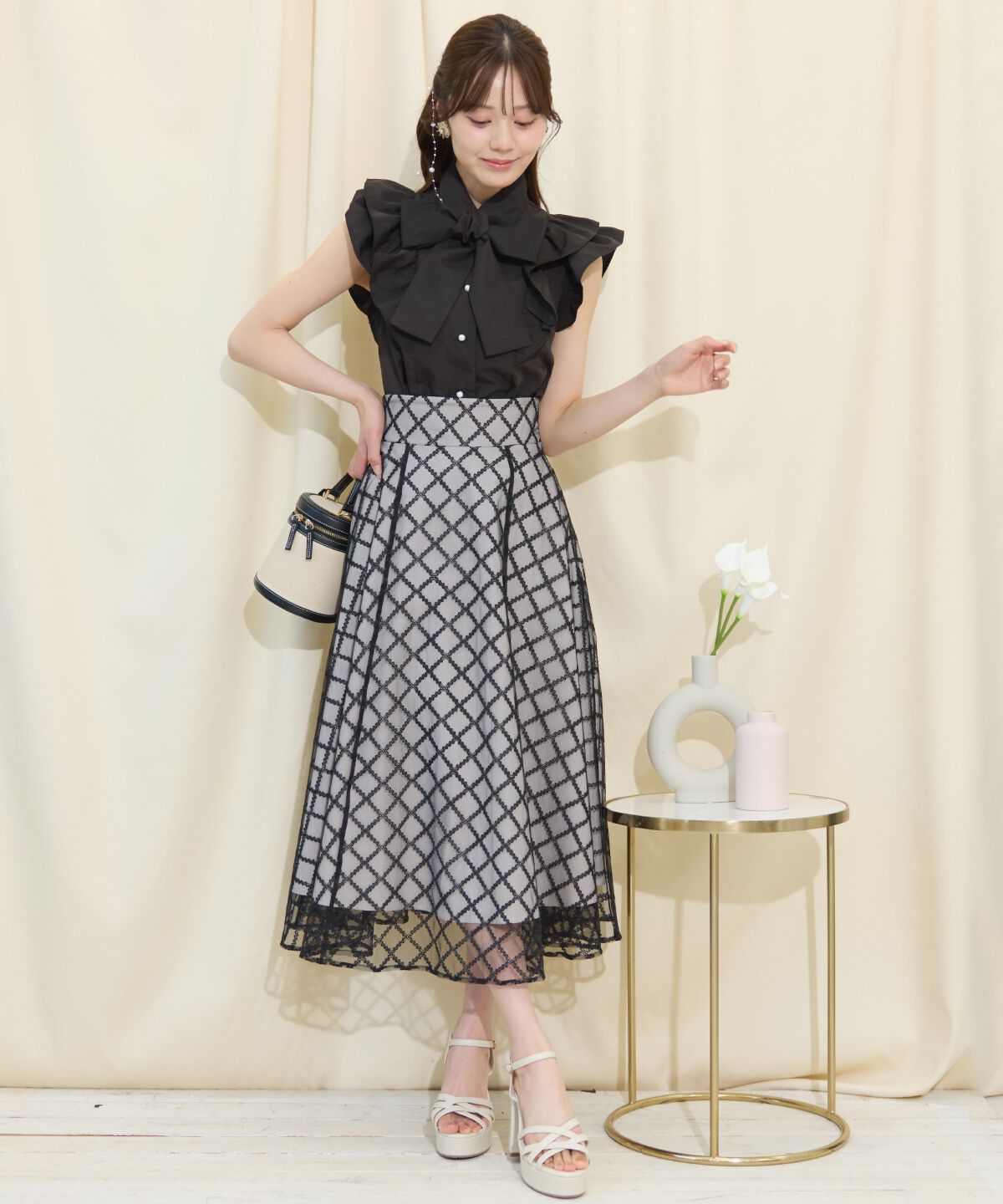 WILLSELECTION「ボリュームフリルボウタイブラウス」|シャツ・ブラウス|