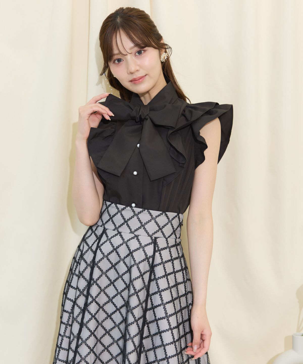 WILLSELECTION「ボリュームフリルボウタイブラウス」|シャツ・ブラウス|