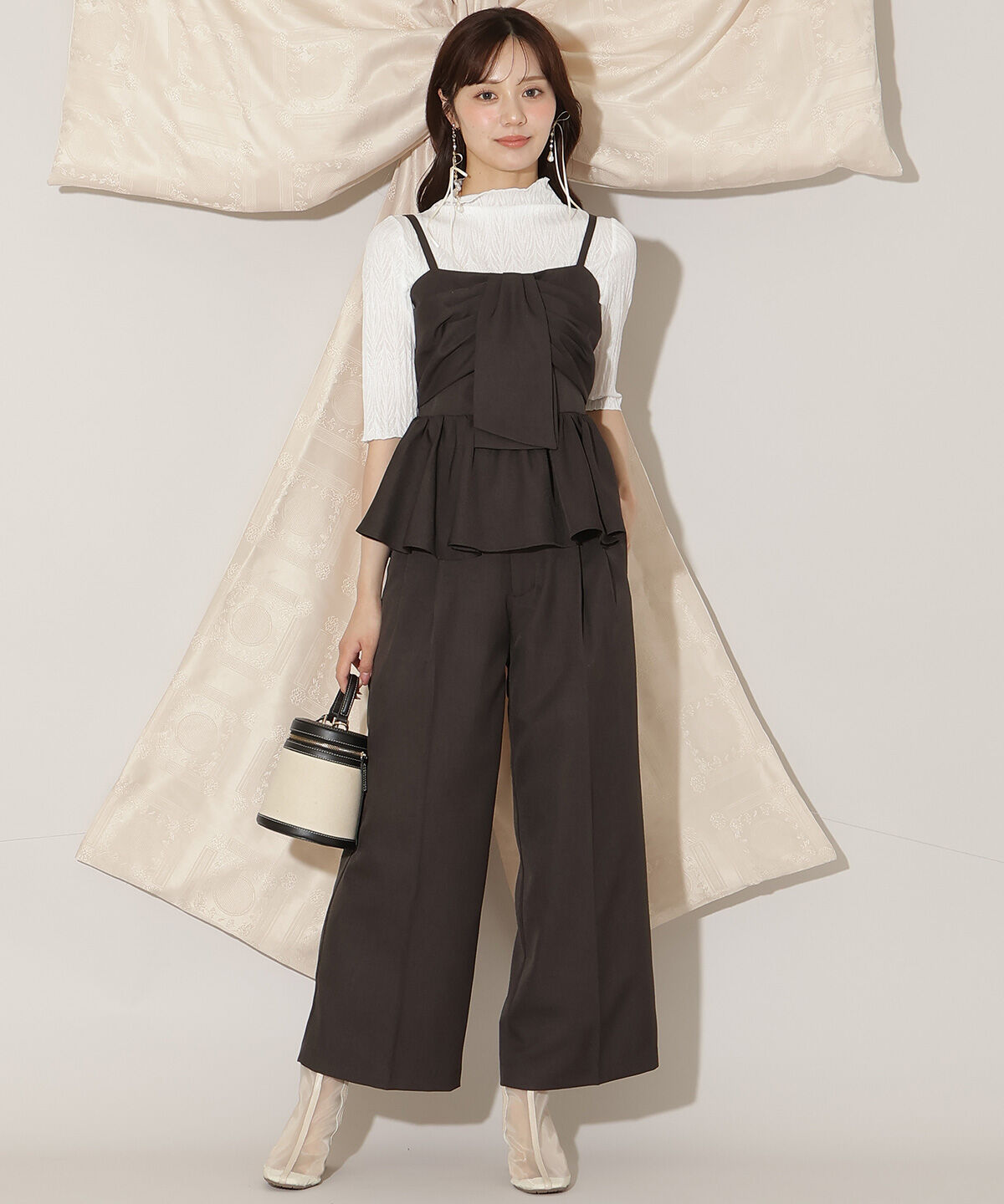 WILLSELECTION「ベルト付きタックワイドパンツ」|その他|