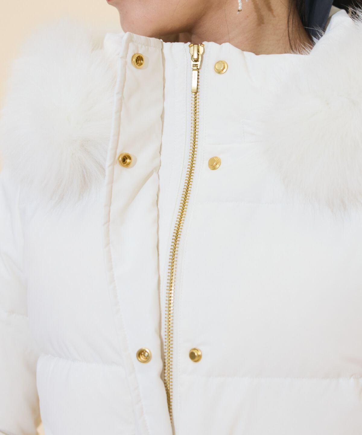 WILLSELECTION「ファー付きショートダウン」|ダウン|