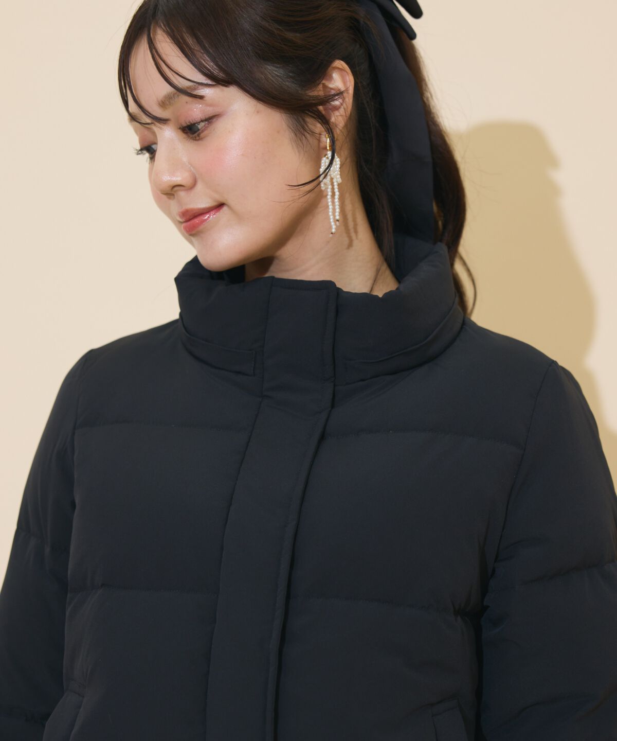 WILLSELECTION「ファー付きショートダウン」|ダウン|